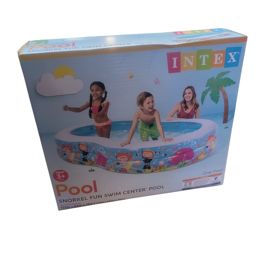 The Intex Snorkel Fun Swim Center Pool